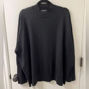 Universal Standard Mel Mock Neck Sweater Black sz 22/24 Large